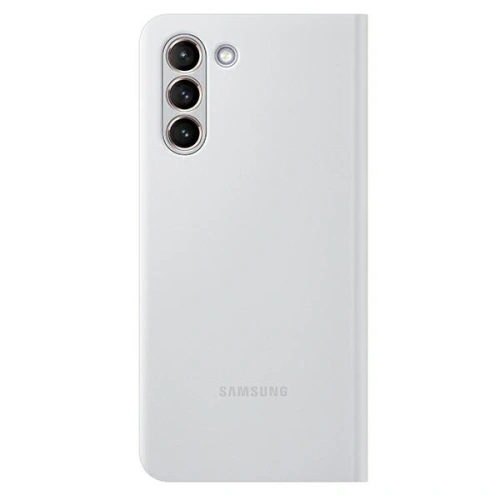Etui Samsung Galaxy S21 EF-NG991PJ jasno szary/light gray LED View Cover