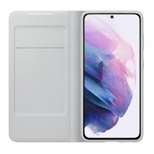 Etui Samsung Galaxy S21 EF-NG991PP różowy/pink LED View Cover