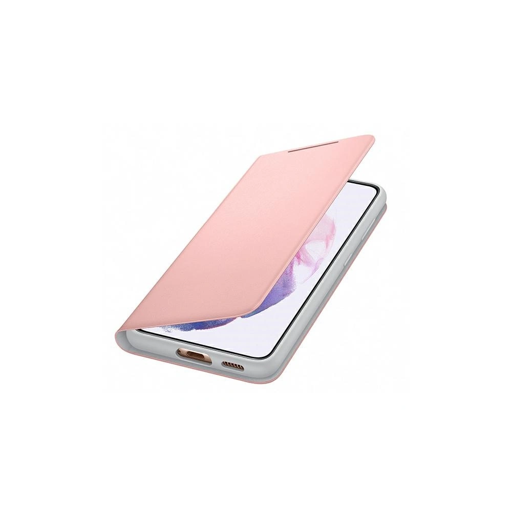 Wholesale Samsung Galaxy S21 EF-NG991PP pink LED View Cover - SMG322PNK - {ean13} - Hurt