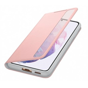 Wholesale Samsung Galaxy S21 EF-ZG991CP pink Clear View Cover - SMG359PNK - {ean13} - Hurt