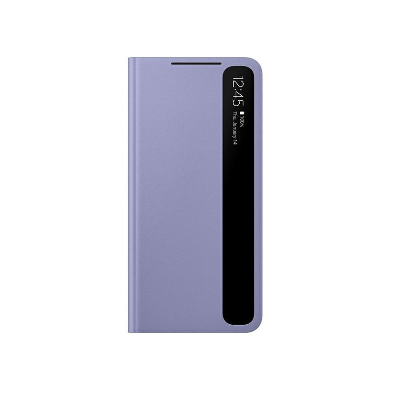 Hurtownia Samsung - 8806090839528 - SMG360PRP - Etui Samsung Galaxy S21 EF-ZG991CV fioletowy/violet Clear View Cover - B2B homescreen