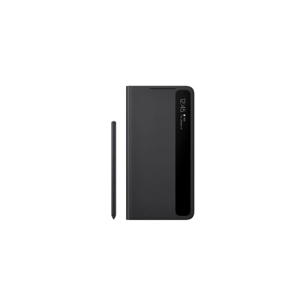 Wholesale Samsung Galaxy S21 Ultra EF-ZG99PCB S Pen black Clear View Cover - SMG365BLK - {ean13} - Hurt