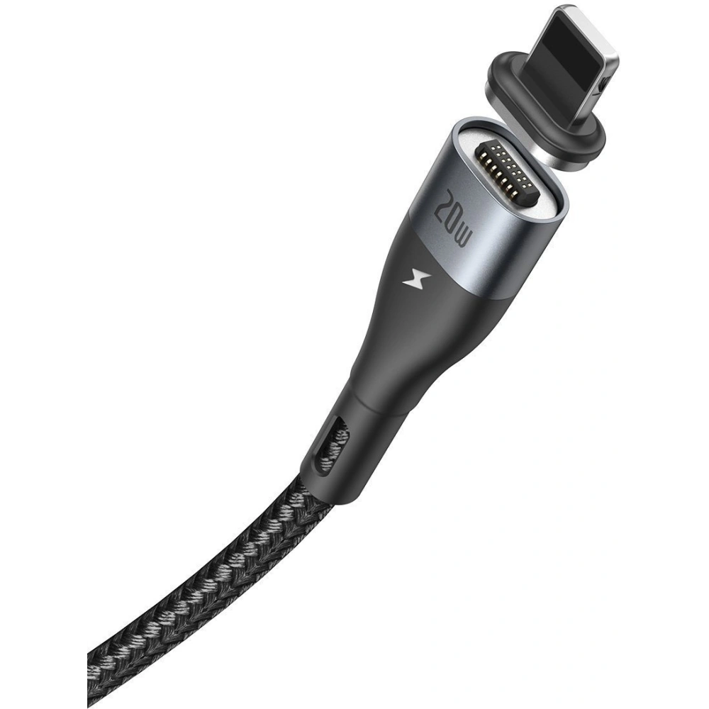 Hurtownia GSM - Kabel magnetyczny USB-C - Lightning Baseus Zinc 20W 1m (czarny) - BSU2006BLK - {ean13} - Hurt