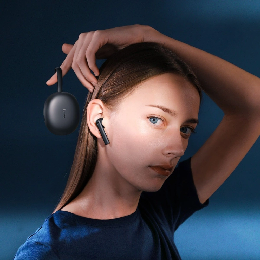 Wholesale Baseus Encok True Wireless Earphones W05 (black) - BSU2008BLK - {ean13} - Hurt