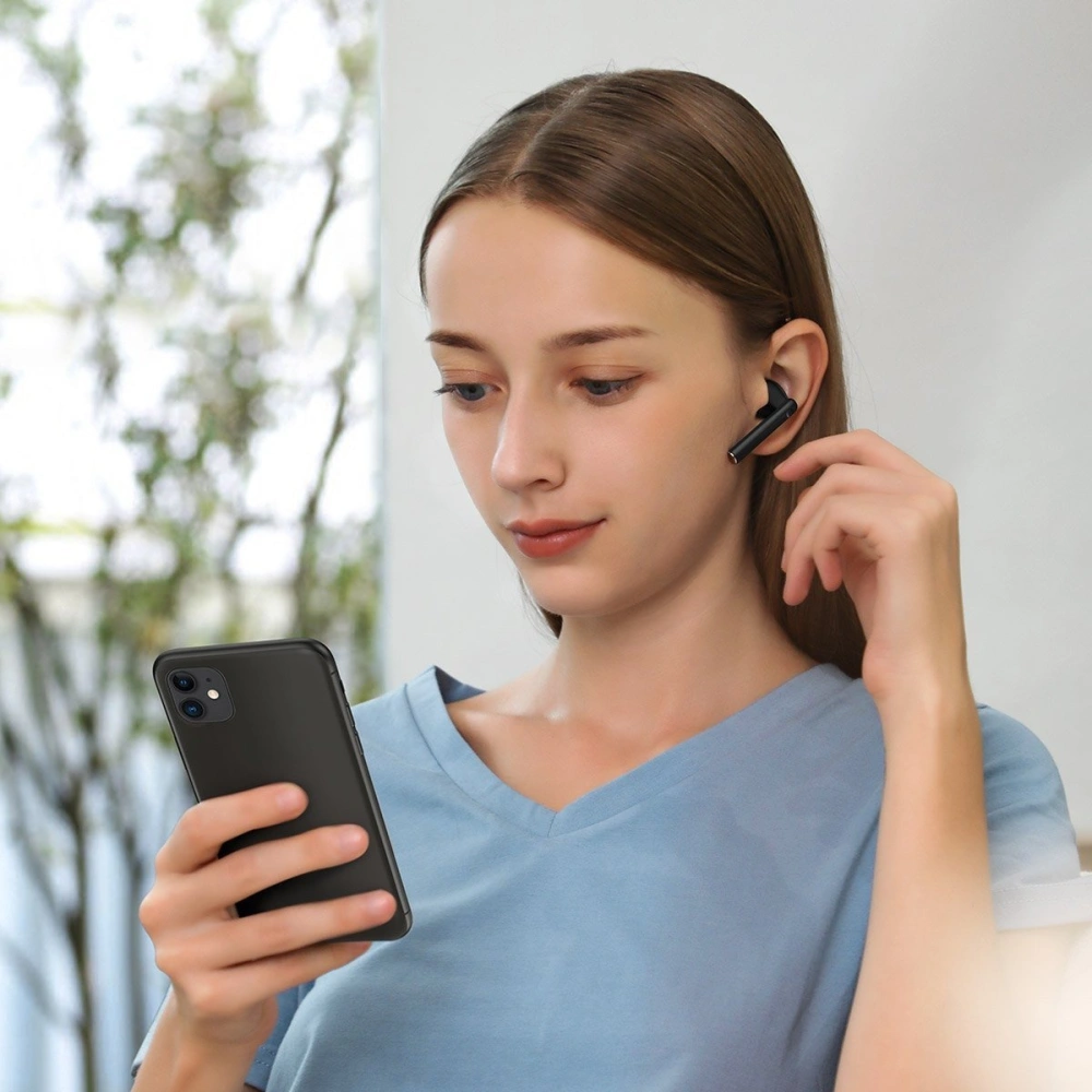 Wholesale Baseus Encok True Wireless Earphones W05 (black) - BSU2008BLK - {ean13} - Hurt