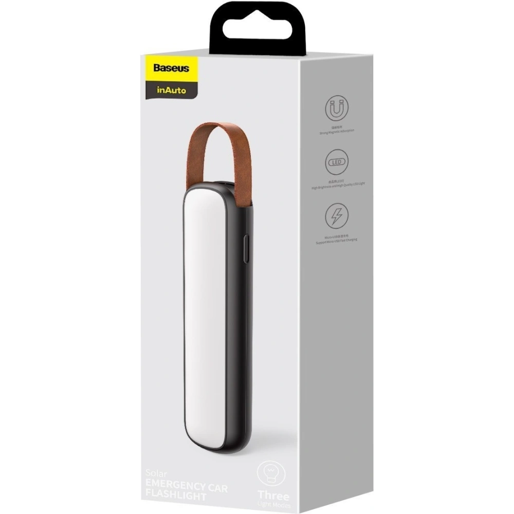 Hurtownia GSM - Solarna lampka Baseus Emergency Car Flashlight (czarna) - BSU2009BLK - {ean13} - Hurt