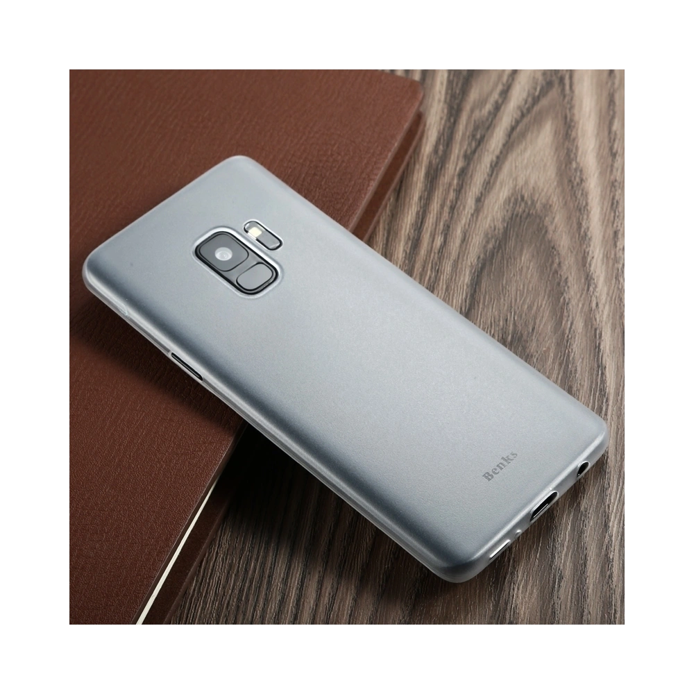 Hurtownia GSM - Case Benks Lollipop 0.4mm Galaxy S9 Transparent Weiß - BKS164WHT - {ean13} - Hurt