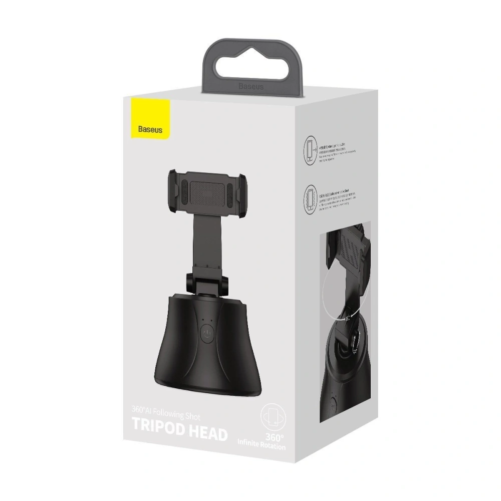 Baseus 360°AI Following Shot Tripod Head (black)