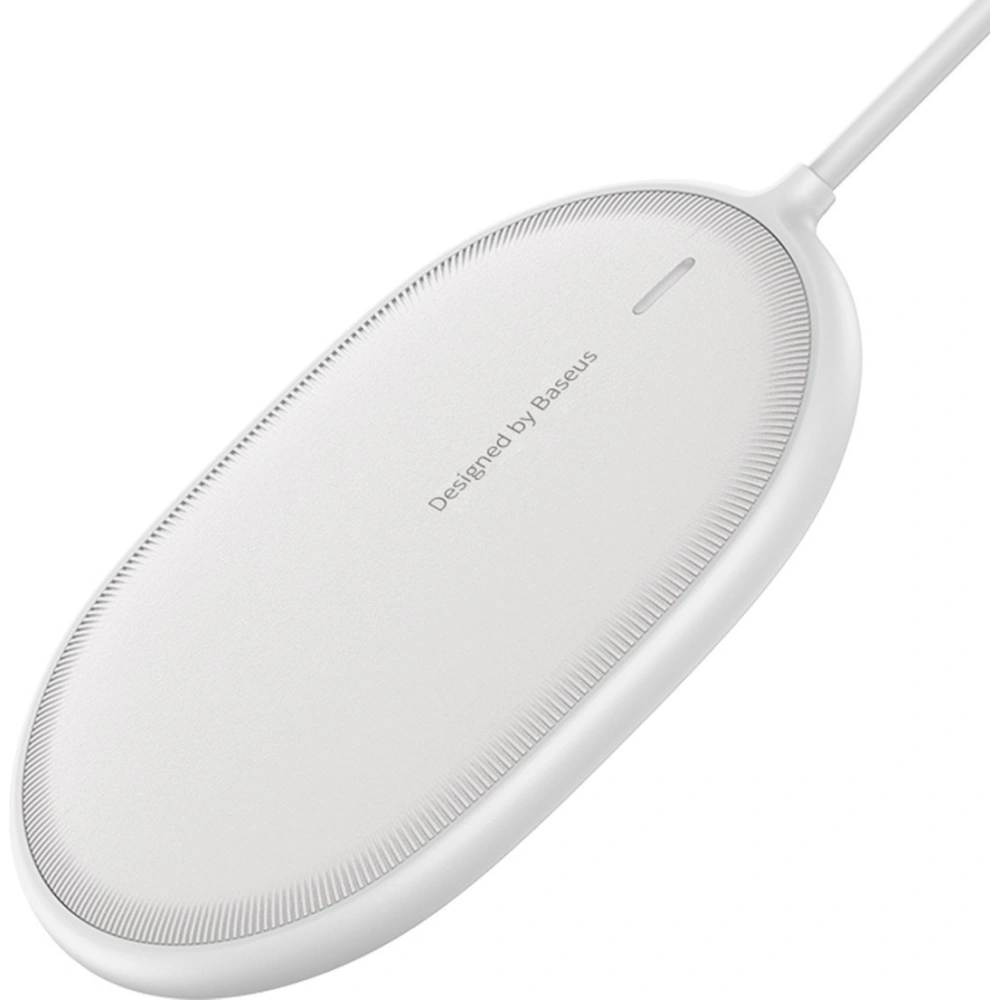Wholesale Baseus Light wireless induction charger for iPhone 12, 15W (white) - BSU2012WHT - {ean13} - Hurt