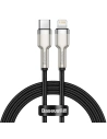 Kabel USB-C do Lightning Baseus Cafule, PD, 20W, 1m (czarny)