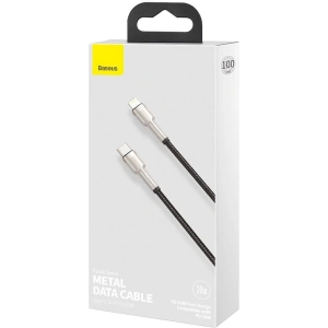 Kabel USB-C do Lightning Baseus Cafule, PD, 20W, 1m (czarny)