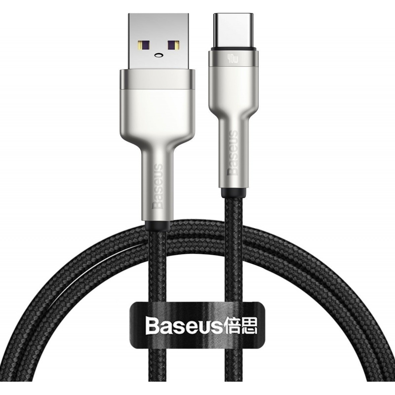 Baseus Distributor - 6953156202153 - BSU2018BLK - USB cable for USB-C Baseus Cafule, 40W, 1m (black) - B2B homescreen