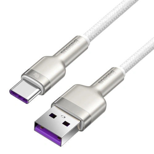 Kabel USB do USB-C Baseus Cafule, 40W, 1m (biały)