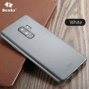 Hurtownia GSM - Etui Benks Lollipop 0.4mm Galaxy S9 Plus Transparent Alb - BKS165WHT - {ean13} - Hurt