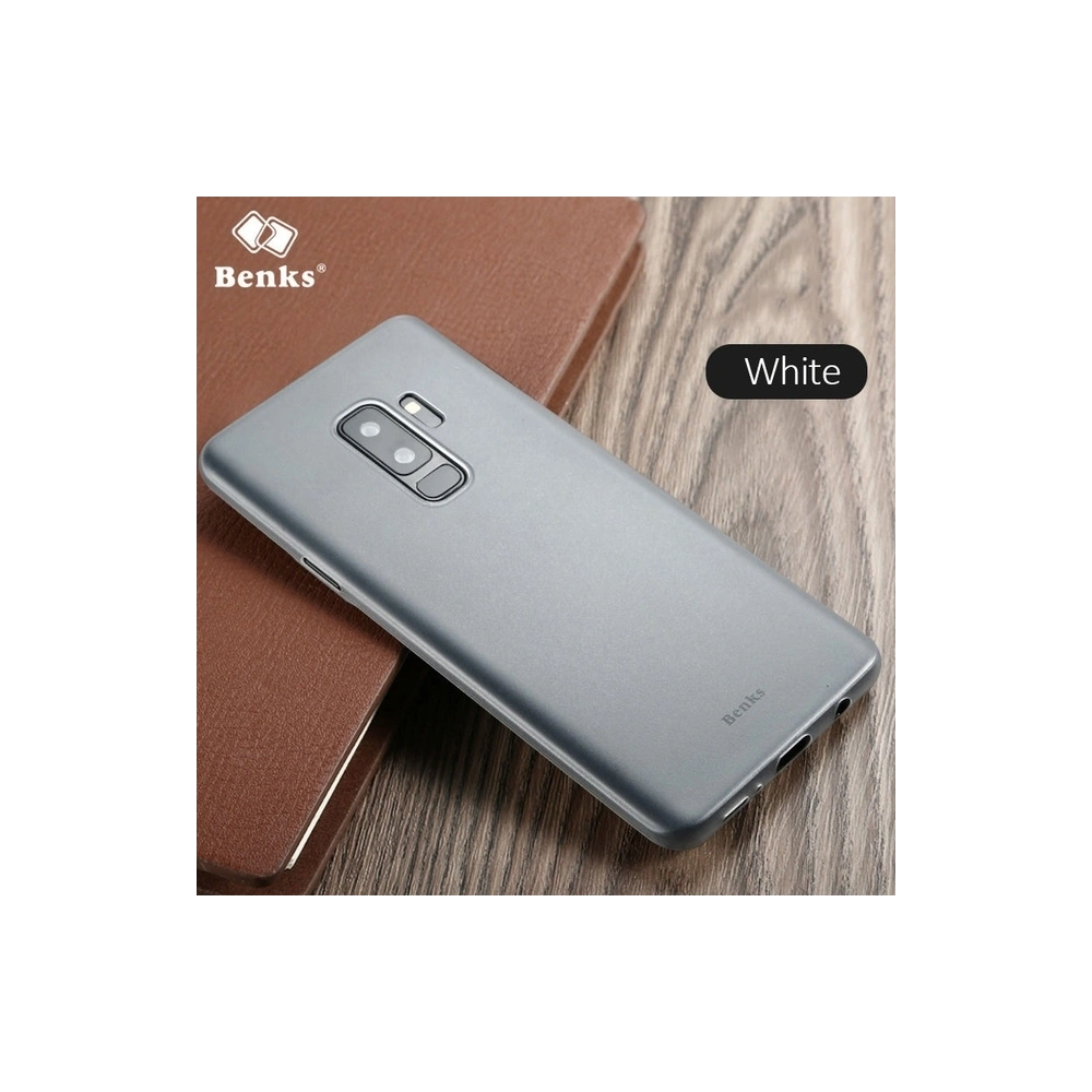 Hurtownia GSM - Etui Benks Lollipop 0.4mm Galaxy S9 Plus Transparentní Bílá - BKS165WHT - {ean13} - Hurt