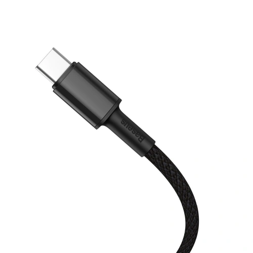 Kabel USB-C do USB-C Baseus High Density Braided, 100W, 1m (czarny)