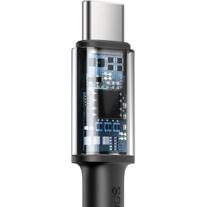 Kabel USB-C do USB-C Baseus High Density Braided, 100W, 1m (czarny)