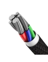 Wholesale USB-C to USB-C Cable Baseus High Density Braided, 100W, 1m (Black) - BSU2028BLK - {ean13} - Hurt