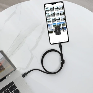 Kabel USB-C do USB-C Baseus High Density Braided, 100W, 1m (czarny)