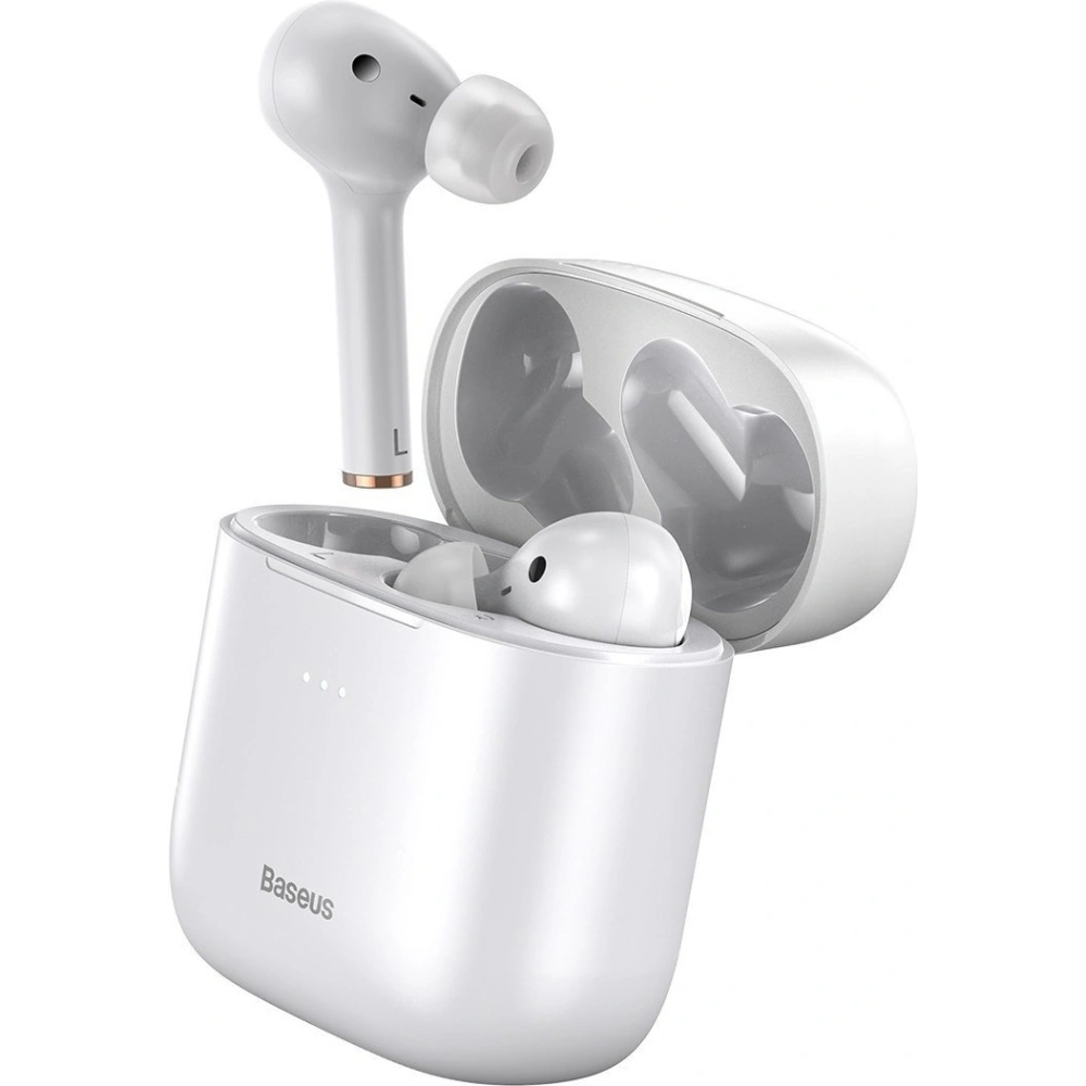 Hurtownia GSM - Słuchawki TWS Baseus Encok W06, Bluetooth 5.0, aptX, ładowanie indukcyjne (białe) - BSU2031WHT - {ean13} - Hurt
