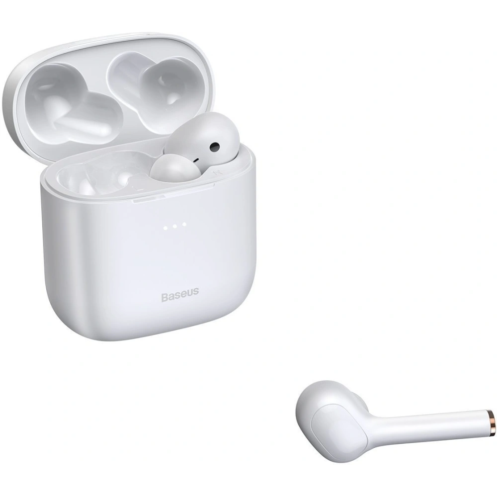 Hurtownia GSM - Słuchawki TWS Baseus Encok W06, Bluetooth 5.0, aptX, ładowanie indukcyjne (białe) - BSU2031WHT - {ean13} - Hurt