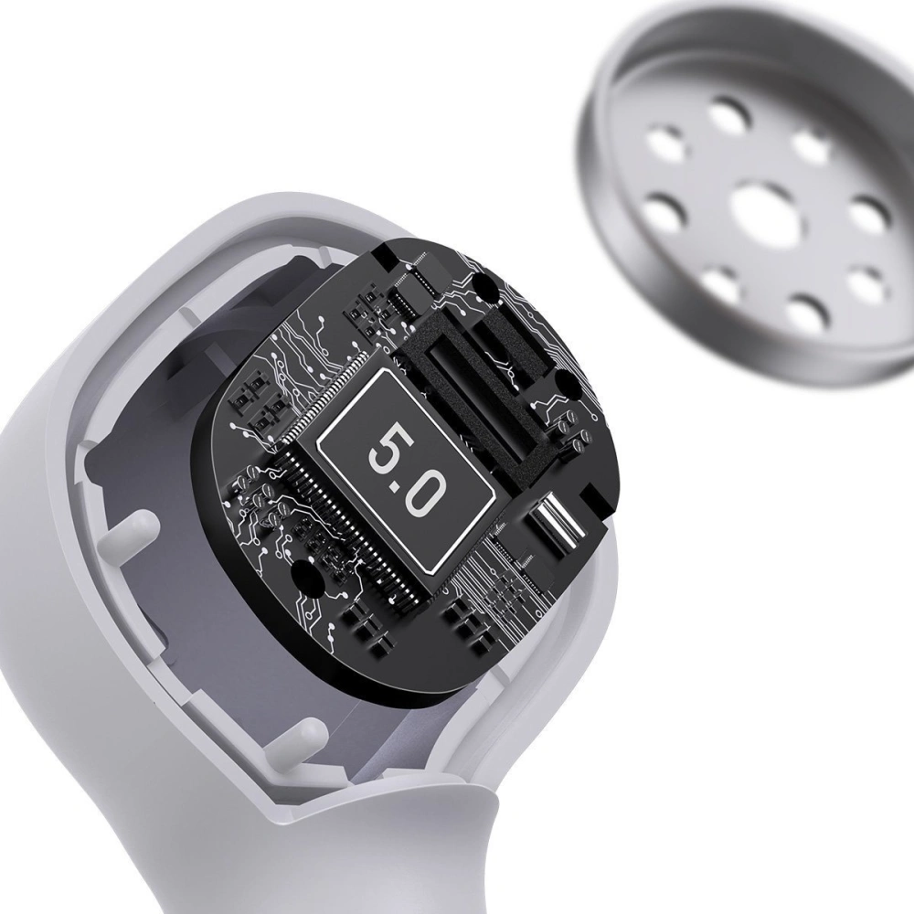 Wholesale Baseus Encok W06 TWS headphones, Bluetooth 5.0, aptX, inductive charging (white) - BSU2031WHT - {ean13} - Hurt