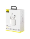 Hurtownia GSM - Słuchawki TWS Baseus Encok W06, Bluetooth 5.0, aptX, ładowanie indukcyjne (białe) - BSU2031WHT - {ean13} - Hurt
