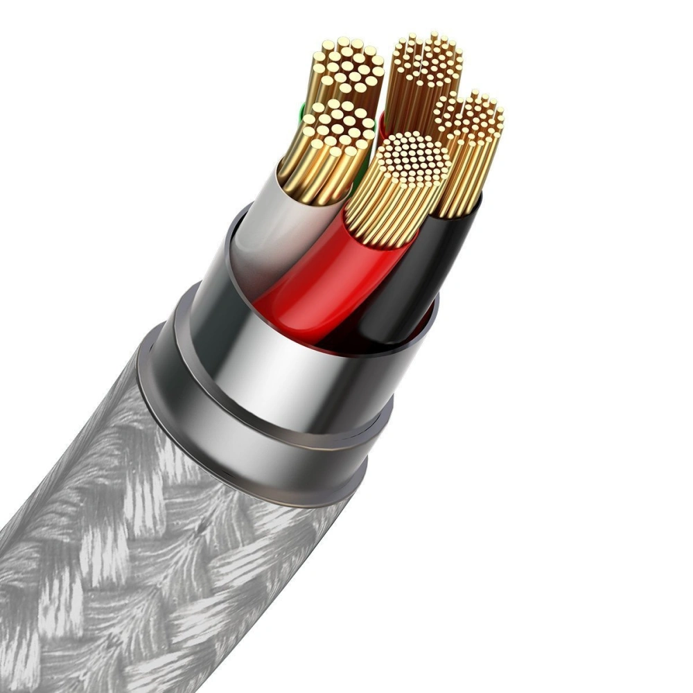 Hurtownia GSM - Kabel magnetyczny USB - Lightning Baseus Zinc 2.4A 1m (Biały) - BSU2032WHT - {ean13} - Hurt