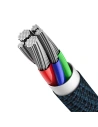 Wholesale Baseus High Density Braided Cable Type-C to Lightning, PD, 20W, 1m (blue) - BSU2037BLU - {ean13} - Hurt