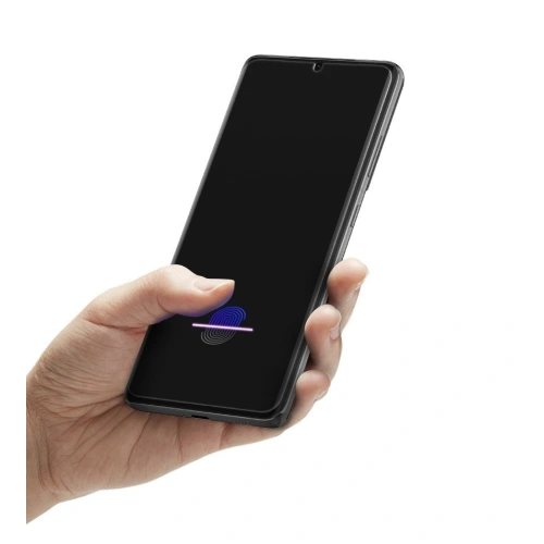 Szkło hartowane z klejem UV Spigen Glas.TR Platinum Samsung Galaxy S21 Ultra