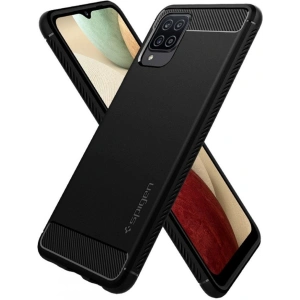 Etui Spigen Rugged Armor Samsung Galaxy A12 Matte Black