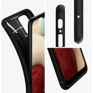 Hurtownia GSM - Etui Spigen Rugged Armor Samsung Galaxy A12 Matte Black - SPN1481BLK - {ean13} - Hurt