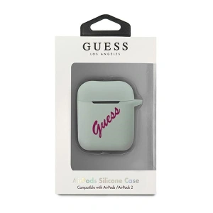 Hurtownia GSM - Etui Guess GUACA2LSVSBF Apple AirPods cover niebieski fuksja/blue fuschia Silicone Vintage - GUE867BLUFCS - {ean13} - Hurt