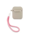 Hurtownia GSM - Etui Guess GUACA2LSVSGP Apple AirPods cover szaro różowy/grey pink Silicone Vintage - GUE868GRYPNK - {ean13} - Hurt