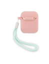 Wholesale Guess GUACA2LSVSPG Apple AirPods cover pink green Silicone Vintage - GUE869PNKGRN - {ean13} - Hurt