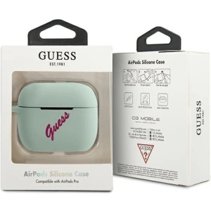 Etui Guess GUACAPLSVSBF Apple AirPods Pro cover niebieski fuksja/blue fuschia Silicone Vintage