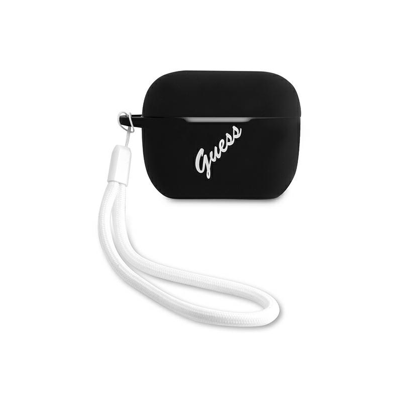 Hurtownia Guess - 3700740495520 - GUE871BLKWHT - Etui Guess GUACAPLSVSBW Apple AirPods Pro cover czarno biały/black white Silicone Vintage - B2B homescreen