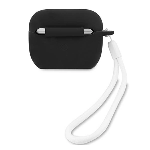 Etui Guess GUACAPLSVSBW Apple AirPods Pro cover czarno biały/black white Silicone Vintage