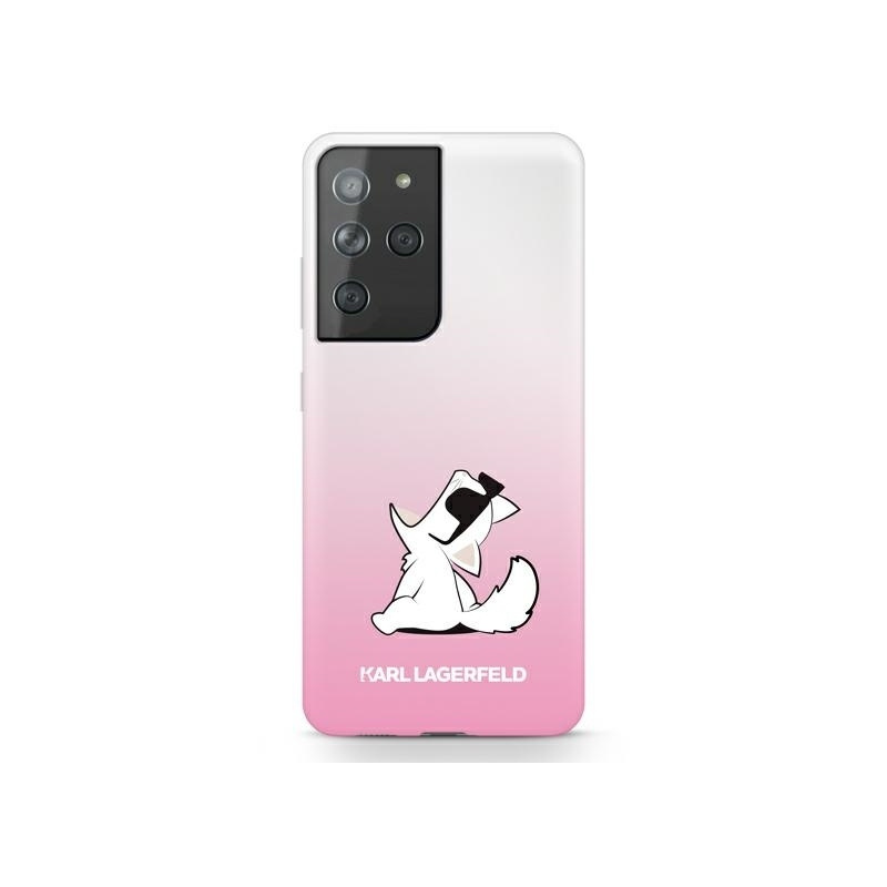 Hurtownia Karl Lagerfeld - 3700740496985 - KLD443PNK - Etui Karl Lagerfeld KLHCS21LCFNRCPI Samsung Galaxy S21 Ultra hardcase różowy/pink Choupette Fun - B2B homescreen