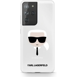Hurtownia GSM - Etui Karl Lagerfeld KLHCS21LKTR Samsung Galaxy S21 Ultra hardcase Transparent Karl`s Head - KLD444CL - {ean13} - Hurt