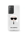 Etui Karl Lagerfeld KLHCS21LKTR Samsung Galaxy S21 Ultra hardcase Transparent Karl`s Head