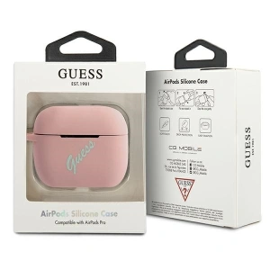 Etui Guess GUACAPLSVSPG Apple AirPods Pro cover różowo zielony/pink green Silicone Vintage