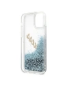 Hurtownia GSM - Etui Guess GUHCP12LGLVSBL Apple iPhone 12 Pro Max niebieski/blue hardcase Glitter Vintage Script - GUE874BLU - {ean13} - Hurt