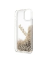 Hurtownia GSM - Etui Guess GUHCP12LGLVSGO Apple iPhone 12 Pro Max złoty/gold hardcase Glitter Vintage Script - GUE875GLD - {ean13} - Hurt