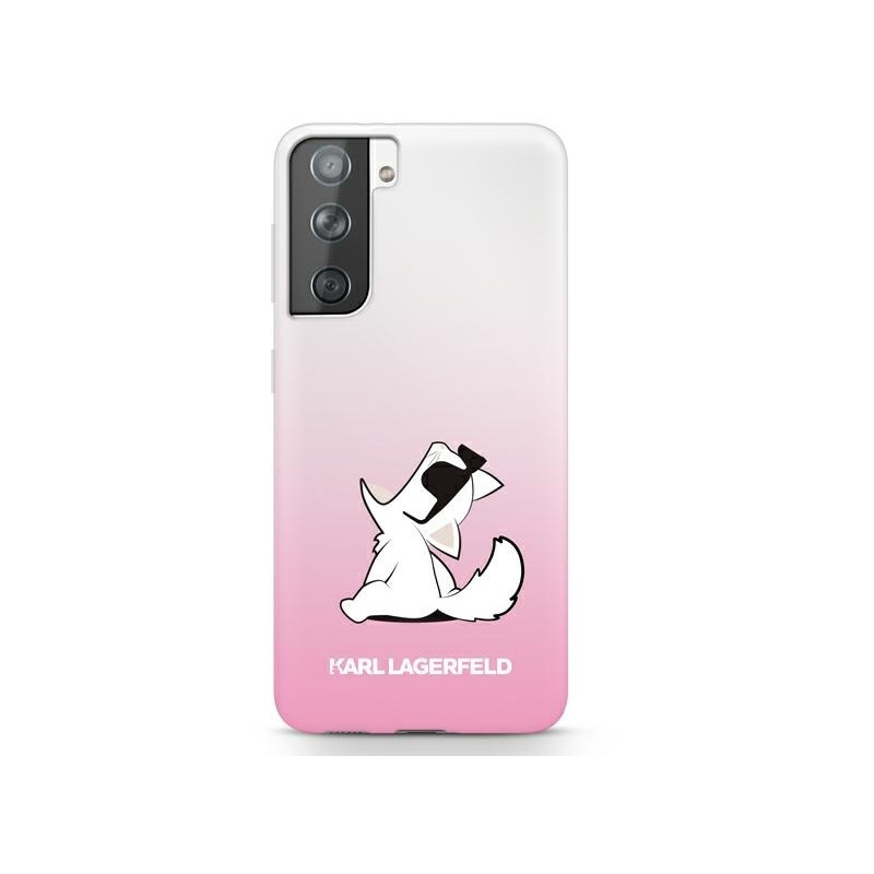 Hurtownia Karl Lagerfeld - 3700740496978 - KLD449PNK - Etui Karl Lagerfeld KLHCS21MCFNRCPI Samsung Galaxy S21+ Plus hardcase różowy/pink Choupette Fun - B2B homescreen