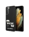 Etui Karl Lagerfeld KLHCS21MPCUSKCBK Samsung Galaxy S21+ Plus czarny/black hardcase Ikonik Karl & Choupette