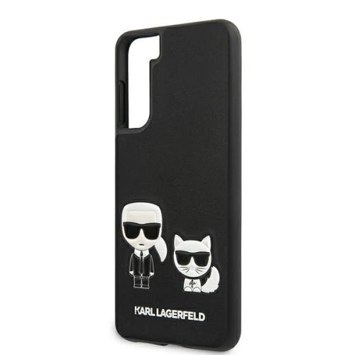 Etui Karl Lagerfeld KLHCS21MPCUSKCBK Samsung Galaxy S21+ Plus czarny/black hardcase Ikonik Karl & Choupette
