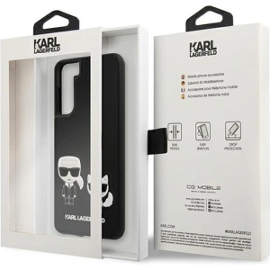 Hurtownia GSM - Etui Karl Lagerfeld KLHCS21MPCUSKCBK Samsung Galaxy S21+ Plus czarny/black hardcase Ikonik Karl & Choupette - KLD451BLK - {ean13} - Hurt