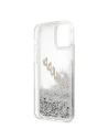 Wholesale Guess GUHCP12LGLVSSI Apple iPhone 12 Pro Max silver hardcase Glitter Vintage Script - GUE877SLV - {ean13} - Hurt
