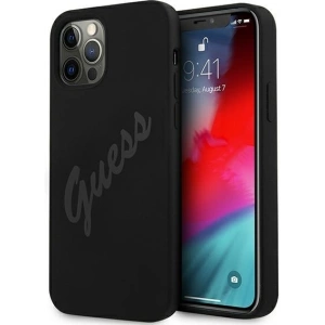 Hurtownia GSM - Etui Guess GUHCP12LLSVSBK Apple iPhone 12 Pro Max czarny/black hardcase Script Vintage - GUE879BLK - {ean13} - Hurt